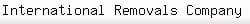 International Removals Company